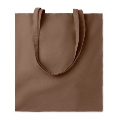 Sac shopping  en coton 140gr/m² personnalisé COTTONEL COLOUR + Matières : coton Couleurs : terre cadeau collaborateur premium