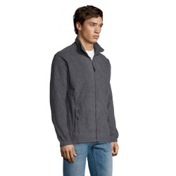 Veste Zippée Micropolaire Personnalisée pour Homme NORTH Matières : PET Taille textile : 5XL Couleurs : gris chiné goodies publi