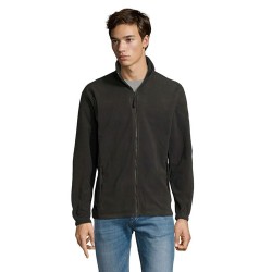 Veste Zippée Micropolaire Personnalisée pour Homme NORTH Matières : PET Taille textile : S Couleurs : anthracite cadeau affaires