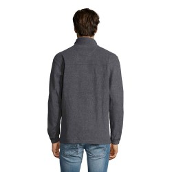 Veste Zippée Micropolaire Personnalisée pour Homme NORTH Matières : PET Taille textile : L Couleurs : gris chiné objet promo pet