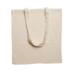 Sac shopping  en coton 140gr/m² personnalisé COTTONEL Matières : coton Couleurs : beige 2