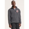Veste Zippée Micropolaire Personnalisée pour Homme NORTH Matières : PET Taille textile : XL Couleurs : gris chiné accessoire évé