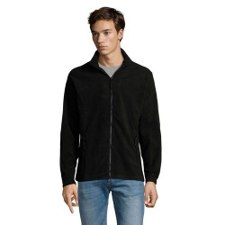 Veste Zippée Micropolaire Personnalisée pour Homme NORTH Matières : PET Taille textile : XL Couleurs : noir personnalisation sur