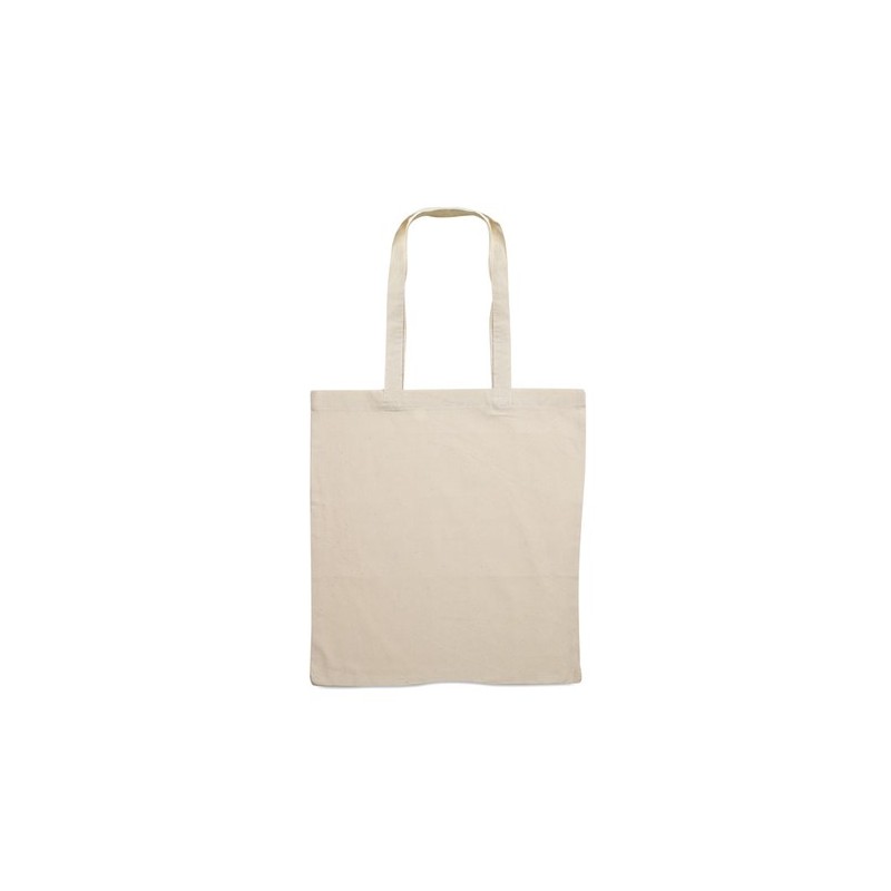 Sac shopping  en coton 140gr/m² personnalisé COTTONEL Matières : coton Couleurs : beige cadeau entreprise pas cher