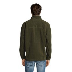 Veste Zippée Micropolaire Personnalisée pour Homme NORTH Matières : PET Taille textile : 5XL Couleurs : vert armée personnalisat