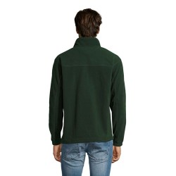 Veste Zippée Micropolaire Personnalisée pour Homme NORTH Matières : PET Taille textile : XXL Couleurs : vert sapin marquage coul