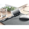 Tapis de souris  RPET avec chargeur sans fil personnalisé - SUPERPAD Matières : PET recyclé Couleurs : pierre impression haute d