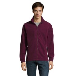 Veste Zippée Micropolaire Personnalisée pour Homme NORTH Matières : PET Taille textile : 4XL Couleurs : bordeaux livraison expre
