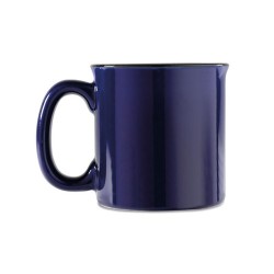 Mug céramique vintage 240 ml personnalisé TWEENIES Matières : grès Couleurs : bleu marine cadeau client original