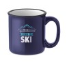 Mug céramique vintage 240 ml personnalisé TWEENIES Matières : grès Couleurs : bleu marine objet publicitaire robuste