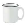 Mug céramique vintage 240 ml personnalisé TWEENIES Matières : grès Couleurs : blanc livraison express 24h 48h