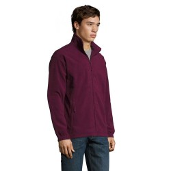 Veste Zippée Micropolaire Personnalisée pour Homme NORTH Matières : PET Taille textile : XS Couleurs : bordeaux goodies publicit