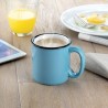 Mug céramique vintage 240 ml personnalisé TWEENIES Matières : grès Couleurs : bleu cadeau collaborateur premium