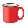 Mug céramique vintage 240 ml personnalisé TWEENIES Matières : grès Couleurs : rouge goodies publicitaire événementiel