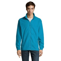 Veste Zippée Micropolaire Personnalisée pour Homme NORTH Matières : PET Taille textile : S Couleurs : bleu aqua cadeau entrepris