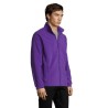 Veste Zippée Micropolaire Personnalisée pour Homme NORTH Matières : PET Taille textile : S Couleurs : violet foncé marquage lase