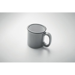 Mug céramique vintage 240 ml personnalisé TWEENIES Matières : grès Couleurs : gris goodies entreprise design