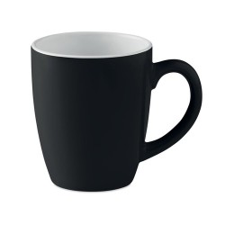 Mug en céramique coloré 290 ml personnalisé COLOUR TRENT Matières : grès Couleurs : noir