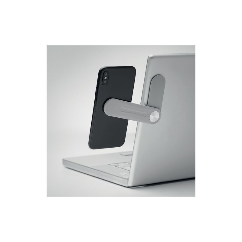 Support Téléphone Magnétique Pratique Personnalisable GADA Matières : ABS Couleurs : gris