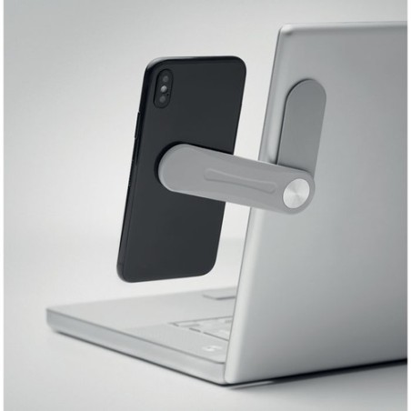 Support Téléphone Magnétique Pratique Personnalisable GADA Matières : ABS Couleurs : gris