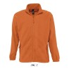 Veste Zippée Micropolaire Personnalisée pour Homme NORTH Matières : PET Taille textile : XL Couleurs : orange objet promotionnel