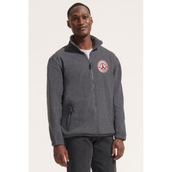 Veste Zippée Micropolaire Personnalisée pour Homme NORTH Matières : PET Taille textile : XS Couleurs : gris chiné cadeau affaire