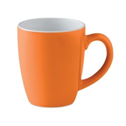 Mug en céramique coloré 290 ml personnalisé COLOUR TRENT Matières : grès Couleurs : orange cadeau entreprise pas cher