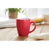 Mug en céramique coloré 290 ml personnalisé COLOUR TRENT Matières : grès Couleurs : rouge impression logo haute qualité
