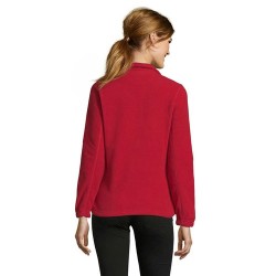 Veste Polaire Femme Personnalisée Éco-responsable - NORTH Matières : PET Taille textile : L Couleurs : rouge marquage couleur éc