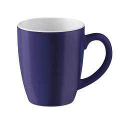 Mug en céramique coloré 290 ml personnalisé COLOUR TRENT Matières : grès Couleurs : bleu marine marquage laser ultra précis