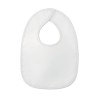 Bavoir Pratique Personnalisé Éco-responsable en Poly Coton pour Bébé - EPI Matières : coton Couleurs : blanc