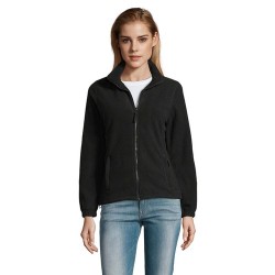Veste Polaire Femme Personnalisée Éco-responsable - NORTH Matières : PET Taille textile : L Couleurs : noir goodies publicitaire