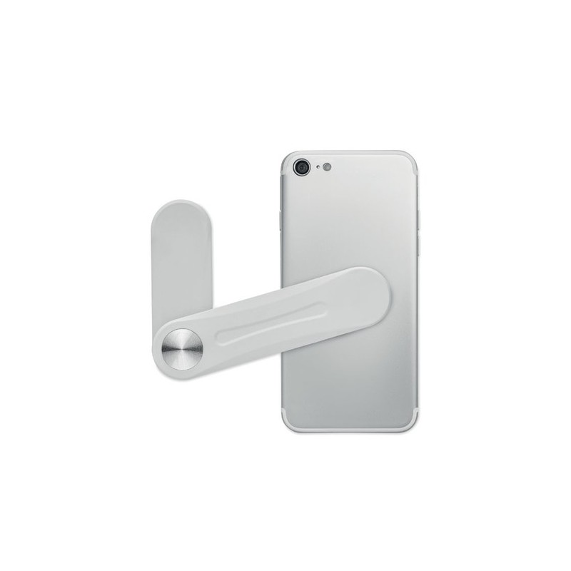 Support Téléphone Magnétique Pratique Personnalisable GADA Matières : ABS Couleurs : gris cadeau entreprise pas cher