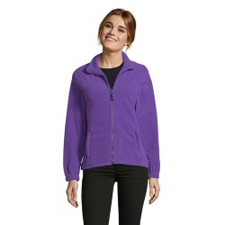 Veste Polaire Femme Personnalisée Éco-responsable - NORTH Matières : PET Taille textile : XXL Couleurs : violet foncé cadeau cli