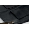 Tablier en toile enduite personnalisé CHEF Matières : coton Couleurs : noir impression haute définition