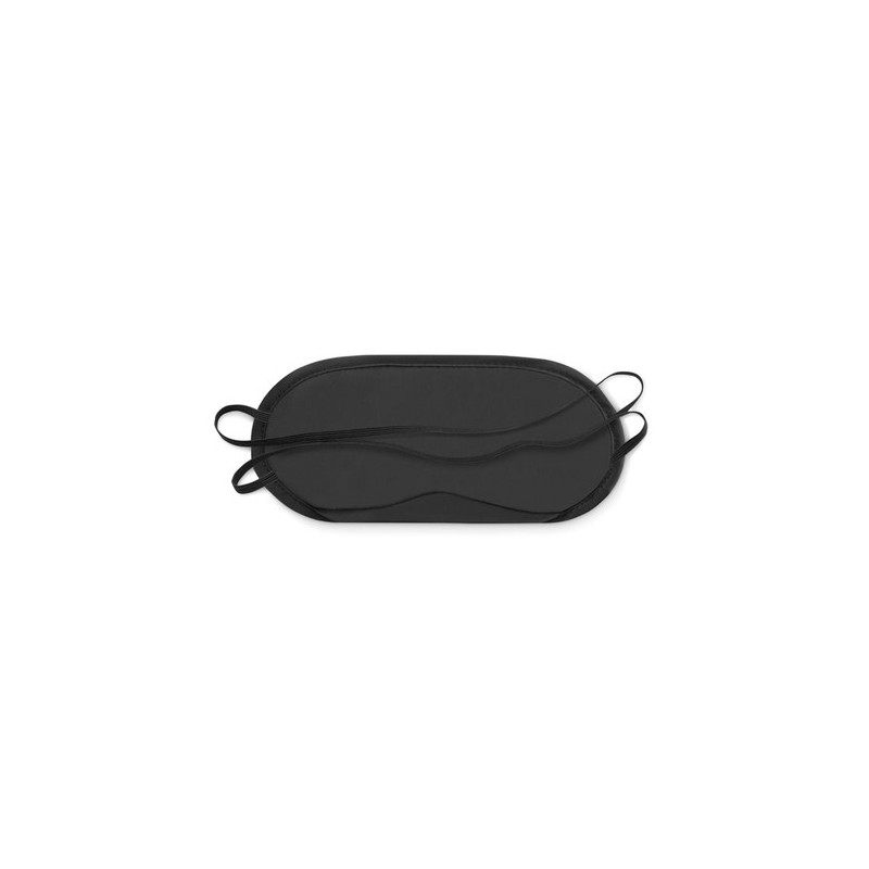 Masque de sommeil personnalisé confort optimal BONNE NUIT Matières : PET Couleurs : noir cadeau entreprise pas cher