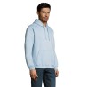 Sweat à Capuche Personnalisé SNAKE - Confort et Style Abordables Taille textile : S Couleurs : bleu ciel personnalisation rapide