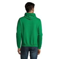 Sweat à Capuche Personnalisé SNAKE - Confort et Style Abordables Taille textile : L Couleurs : vert prairie personnalisable avec
