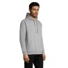 Sweat à Capuche Personnalisé SNAKE - Confort et Style Abordables Taille textile : XS Couleurs : gris chiné cadeau collaborateur 