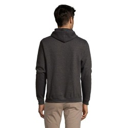 Sweat à Capuche Personnalisé SNAKE - Confort et Style Abordables Taille textile : XS Couleurs : anthracite chiné personnalisatio