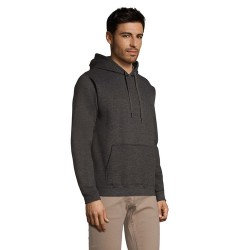 Sweat à Capuche Personnalisé SNAKE - Confort et Style Abordables Taille textile : XXL Couleurs : anthracite chiné marquage laser