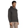 Sweat à Capuche Personnalisé SNAKE - Confort et Style Abordables Taille textile : XXL Couleurs : anthracite chiné marquage laser
