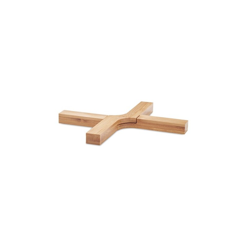 Dessous de plat pliable  en bambou IMBA Matières : bambou Couleurs : bois