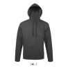 Sweat à Capuche Personnalisé SNAKE - Confort et Style Abordables Taille textile : XXL Couleurs : gris foncé marquage couleur écl