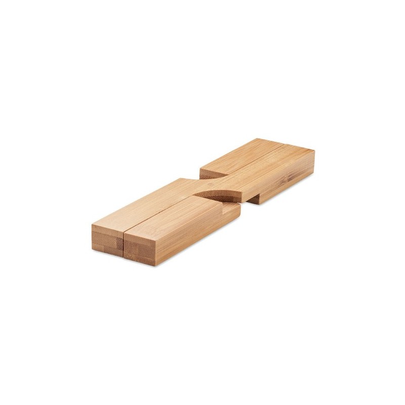 Dessous de plat pliable  en bambou IMBA Matières : bambou Couleurs : bois personnalisable avec votre logo