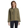 Veste Femme Imperméable et Respirante Personnalisée 340g ROXY Taille textile : M Couleurs : vert armée cadeau entreprise pas che