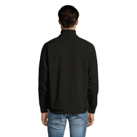 Veste Softshell Imperméable et Chaude Personnalisée Relax Taille textile : S Couleurs : noir accessoire événementiel unique