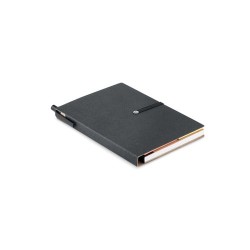 Carnet ligné recyclé personnalisé avec stylo écologique RECONOTE
