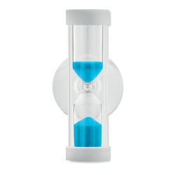 Sablier Éco-responsable de Douche avec Ventouse (4 min) QUICKSHOWER Matières : verre Couleurs : bleu