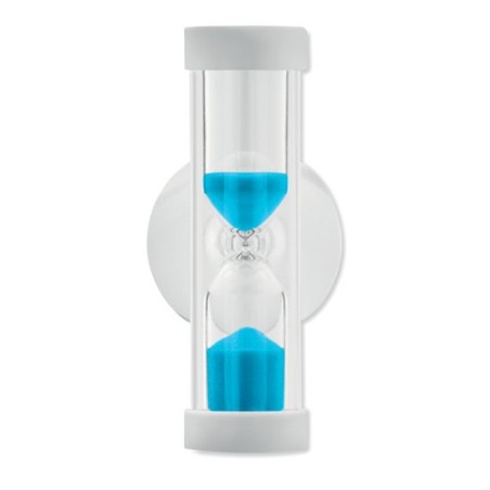 Sablier Éco-responsable de Douche avec Ventouse (4 min) QUICKSHOWER Matières : verre Couleurs : bleu